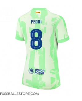 Günstige Barcelona Pedri Gonzalez #8 3rd trikot Damen 2024-25 Kurzarm